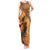African Women Tank Maxi Dress She Is Rooted In The Earth and Rising Like The Sun - Wonder Print Shop