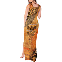 African Women Tank Maxi Dress She Is Rooted In The Earth and Rising Like The Sun - Wonder Print Shop