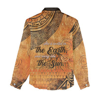 African Women Women Casual Shirt She Is Rooted In The Earth and Rising Like The Sun - Wonder Print Shop