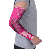 African Women Arm Sleeves Black Beautiful Brave and Bressed - Pink Color - Wonder Print Shop