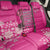 African Women Back Car Seat Cover Black Beautiful Brave and Bressed - Pink Color - Wonder Print Shop