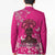 African Women Blazer Black Beautiful Brave and Bressed - Pink Color - Wonder Print Shop