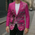 African Women Blazer Black Beautiful Brave and Bressed - Pink Color - Wonder Print Shop