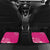 African Women Car Mats Black Beautiful Brave and Bressed - Pink Color - Wonder Print Shop