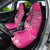 African Women Car Seat Cover Black Beautiful Brave and Bressed - Pink Color - Wonder Print Shop