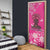 African Women Door Cover Black Beautiful Brave and Bressed - Pink Color - Wonder Print Shop