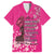 African Women Family Matching Summer Maxi Dress and Hawaiian Shirt Black Beautiful Brave and Bressed - Pink Color - Wonder Print Shop