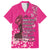 African Women Hawaiian Shirt Black Beautiful Brave and Bressed - Pink Color - Wonder Print Shop