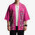 African Women Kimono Black Beautiful Brave and Bressed - Pink Color - Wonder Print Shop