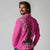 African Women Long Sleeve Polo Shirt Black Beautiful Brave and Bressed - Pink Color - Wonder Print Shop