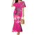 African Women Mermaid Dress Black Beautiful Brave and Bressed - Pink Color - Wonder Print Shop