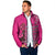 African Women Padded Jacket Black Beautiful Brave and Bressed - Pink Color - Wonder Print Shop