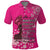 African Women Polo Shirt Black Beautiful Brave and Bressed - Pink Color - Wonder Print Shop