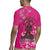 African Women Rugby Jersey Black Beautiful Brave and Bressed - Pink Color - Wonder Print Shop