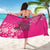 African Women Sarong Black Beautiful Brave and Bressed - Pink Color - Wonder Print Shop