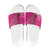 African Women Slide Sandals Black Beautiful Brave and Bressed - Pink Color - Wonder Print Shop