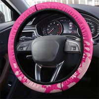 African Women Steering Wheel Cover Black Beautiful Brave and Bressed - Pink Color - Wonder Print Shop