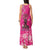 African Women Tank Maxi Dress Black Beautiful Brave and Bressed - Pink Color - Wonder Print Shop