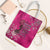 African Women Tote Bag Black Beautiful Brave and Bressed - Pink Color - Wonder Print Shop