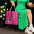 African Women Tote Bag Black Beautiful Brave and Bressed - Pink Color - Wonder Print Shop