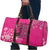 African Women Travel Bag Black Beautiful Brave and Bressed - Pink Color - Wonder Print Shop