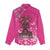 African Women Women Casual Shirt Black Beautiful Brave and Bressed - Pink Color - Wonder Print Shop