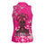African Women Women Sleeveless Polo Shirt Black Beautiful Brave and Bressed - Pink Color - Wonder Print Shop