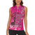 African Women Women Sleeveless Polo Shirt Black Beautiful Brave and Bressed - Pink Color - Wonder Print Shop