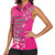 African Women Women Sleeveless Polo Shirt Black Beautiful Brave and Bressed - Pink Color - Wonder Print Shop