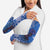 African Women Arm Sleeves Black Beautiful Brave and Bressed - Blue Color - Wonder Print Shop