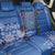 African Women Back Car Seat Cover Black Beautiful Brave and Bressed - Blue Color - Wonder Print Shop