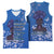 African Women Basketball Jersey Black Beautiful Brave and Bressed - Blue Color - Wonder Print Shop