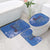 African Women Bathroom Set Black Beautiful Brave and Bressed - Blue Color - Wonder Print Shop
