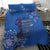 African Women Bedding Set Black Beautiful Brave and Bressed - Blue Color - Wonder Print Shop