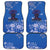 African Women Car Mats Black Beautiful Brave and Bressed - Blue Color - Wonder Print Shop
