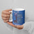 African Women Ceramic Mug Black Beautiful Brave and Bressed - Blue Color - Wonder Print Shop