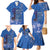 African Women Family Matching Mermaid Dress and Hawaiian Shirt Black Beautiful Brave and Bressed - Blue Color - Wonder Print Shop