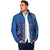African Women Padded Jacket Black Beautiful Brave and Bressed - Blue Color - Wonder Print Shop