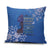 African Women Pillow Cover Black Beautiful Brave and Bressed - Blue Color - Wonder Print Shop