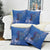African Women Pillow Cover Black Beautiful Brave and Bressed - Blue Color - Wonder Print Shop
