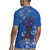 African Women Rugby Jersey Black Beautiful Brave and Bressed - Blue Color - Wonder Print Shop