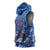 African Women Sleeveless Hoodie Black Beautiful Brave and Bressed - Blue Color - Wonder Print Shop