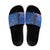 African Women Slide Sandals Black Beautiful Brave and Bressed - Blue Color - Wonder Print Shop