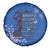 African Women Spare Tire Cover Black Beautiful Brave and Bressed - Blue Color - Wonder Print Shop
