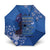 African Women Umbrella Black Beautiful Brave and Bressed - Blue Color - Wonder Print Shop