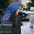 African Women Umbrella Black Beautiful Brave and Bressed - Blue Color - Wonder Print Shop