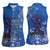 African Women Women Sleeveless Polo Shirt Black Beautiful Brave and Bressed - Blue Color - Wonder Print Shop