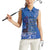 African Women Women Sleeveless Polo Shirt Black Beautiful Brave and Bressed - Blue Color - Wonder Print Shop