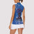 African Women Women Sleeveless Polo Shirt Black Beautiful Brave and Bressed - Blue Color - Wonder Print Shop