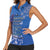 African Women Women Sleeveless Polo Shirt Black Beautiful Brave and Bressed - Blue Color - Wonder Print Shop
